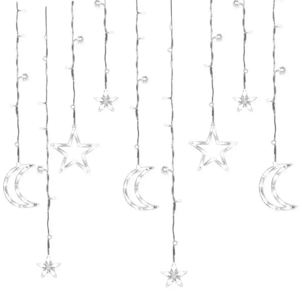 Fairy String Light Moon Star 8 Modes Durable LED Lamp String Moon Star Lamp String 220V 3.5M Christmas Lights Decoration
Fairy String Light Moon Star 8 Modes Durable LED Lamp String Moon Star Lamp String 220V 3.5M Christmas Lights Decoration