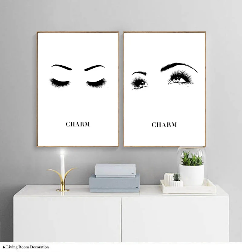 Fashion Make Up Wall Art Canvas Eyebrow Art Print Lips Eyelashes Poster And Prints Beauty Salon Wall Picture Girls Room Decor
Fashion Make Up Wall Art Canvas Eyebrow Art Print Lips Eyelashes Poster And Prints Beauty Salon Wall Picture Girls Room Decor