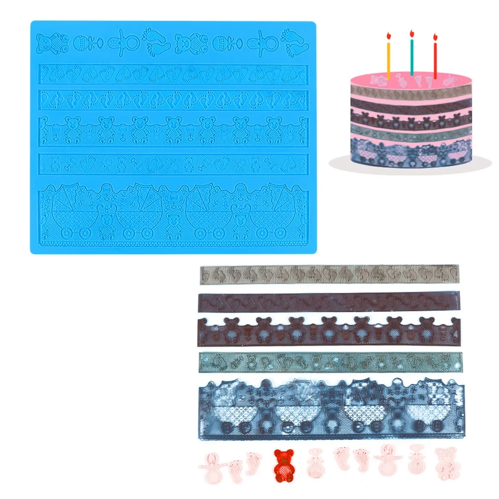 Cake Lace Decoration Molds Chocolates Confectionery Decor Fondant Silicone Mold Kitchen Accessories
Cake Lace Decoration Molds Chocolates Confectionery Decor Fondant Silicone Mold Kitchen Accessories