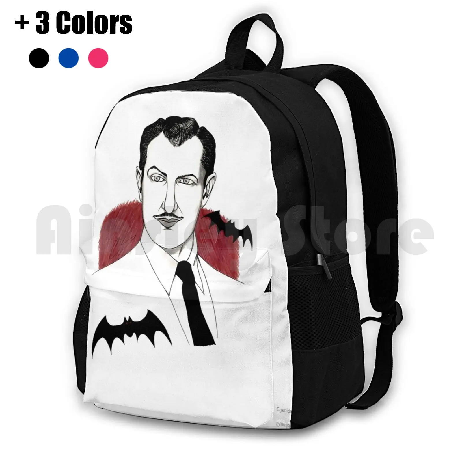 Vincent Price Outdoor Hiking Backpack Waterproof Camping Travel Vincent Price Horror Acting Classic Goth Gothic Horror Movies
Vincent Price Outdoor Hiking Backpack Waterproof Camping Travel Vincent Price Horror Acting Classic Goth Gothic Horror Movies