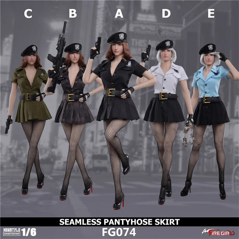 In Stock Fire Girl Toys 1/6TH FG074 Female Soldier Police Wind Skirt Seamless Stockings Series Set For Mostly 12 inch Doll
In Stock Fire Girl Toys 1/6TH FG074 Female Soldier Police Wind Skirt Seamless Stockings Series Set For Mostly 12 inch Doll
