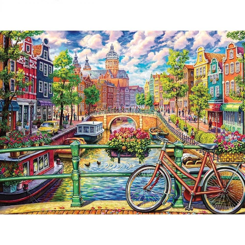 5D DIY Diamond Painting City Landscape Pictures of Rhinestones Full Drill Diamond Embroidery Scenery Mosaic Home Decor
5D DIY Diamond Painting City Landscape Pictures of Rhinestones Full Drill Diamond Embroidery Scenery Mosaic Home Decor
