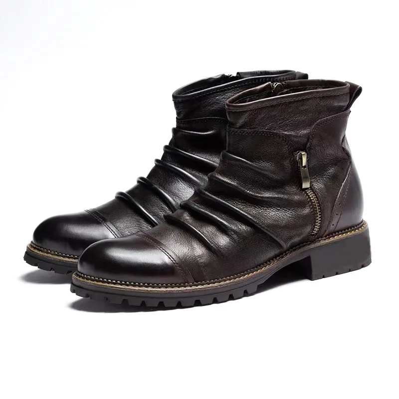Classic Brand Men's Boots Italy Handmade Men Ankle Boots Outdoor Waterproof Male Basic Work Shoes Autumn Lace-UP Man Moccasins
Classic Brand Men's Boots Italy Handmade Men Ankle Boots Outdoor Waterproof Male Basic Work Shoes Autumn Lace-UP Man Moccasins