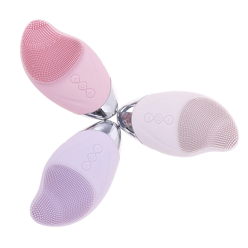 Heated Facial Cleansing Brush Silicone Sonic Electric Heating Facial Brush Pore Cleanser
Heated Facial Cleansing Brush Silicone Sonic Electric Heating Facial Brush Pore Cleanser