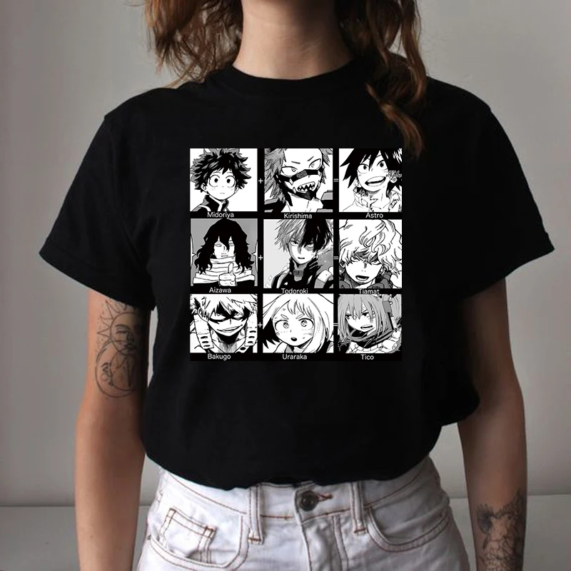 Unisex My Hero Academia T Shirt Kimetsu Tops T-SHIRT Hunter X Hunter Cartoon Killua Hisoka Anime Jojo Bizarre Adventure Tshirt
Unisex My Hero Academia T Shirt Kimetsu Tops T-SHIRT Hunter X Hunter Cartoon Killua Hisoka Anime Jojo Bizarre Adventure Tshirt