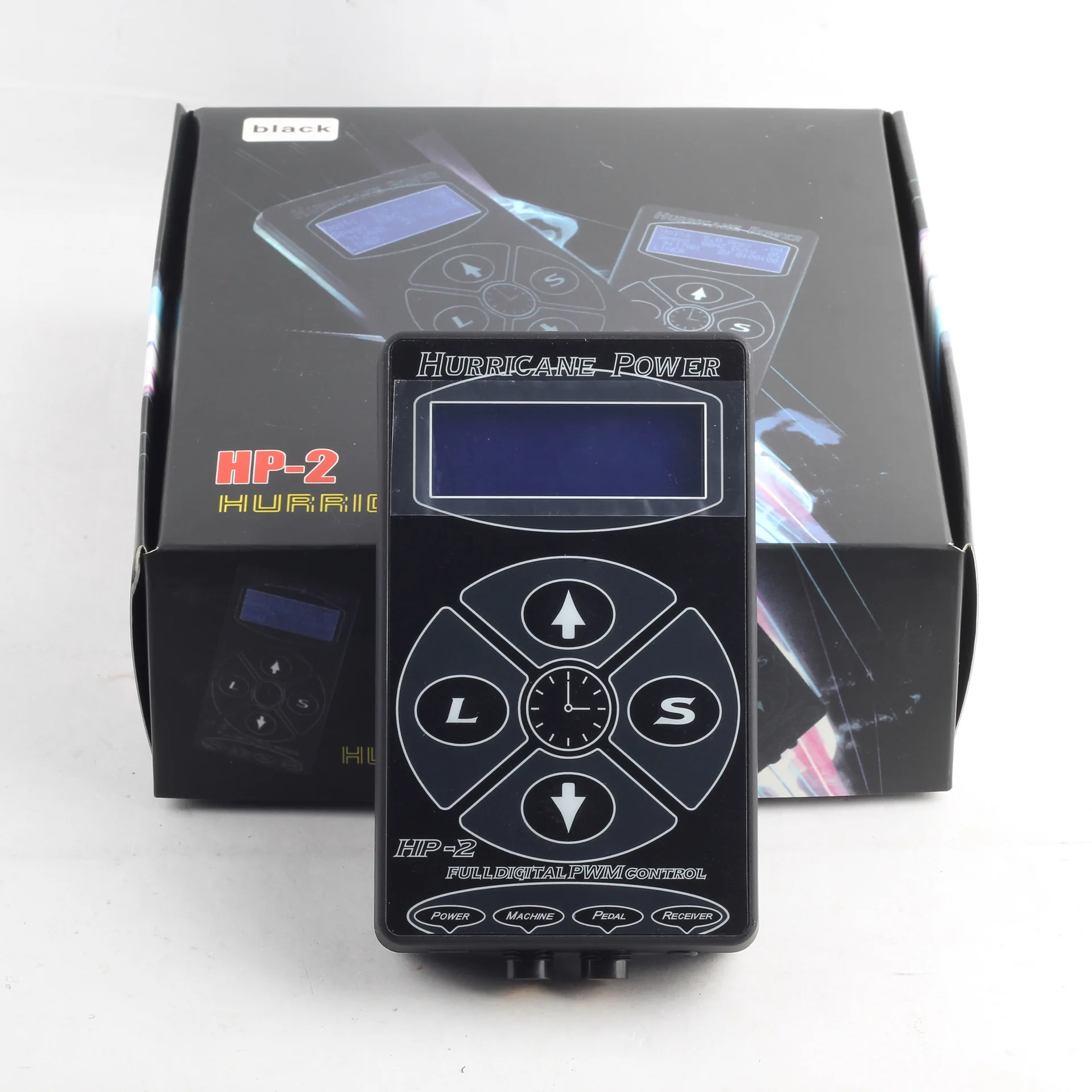 HOT Black Tattoo Power Supply Hurricane HP-2 Power Supply Professional Digital Dual LCD Display Tattoo Power Unit Free Shipping
HOT Black Tattoo Power Supply Hurricane HP-2 Power Supply Professional Digital Dual LCD Display Tattoo Power Unit Free Shipping