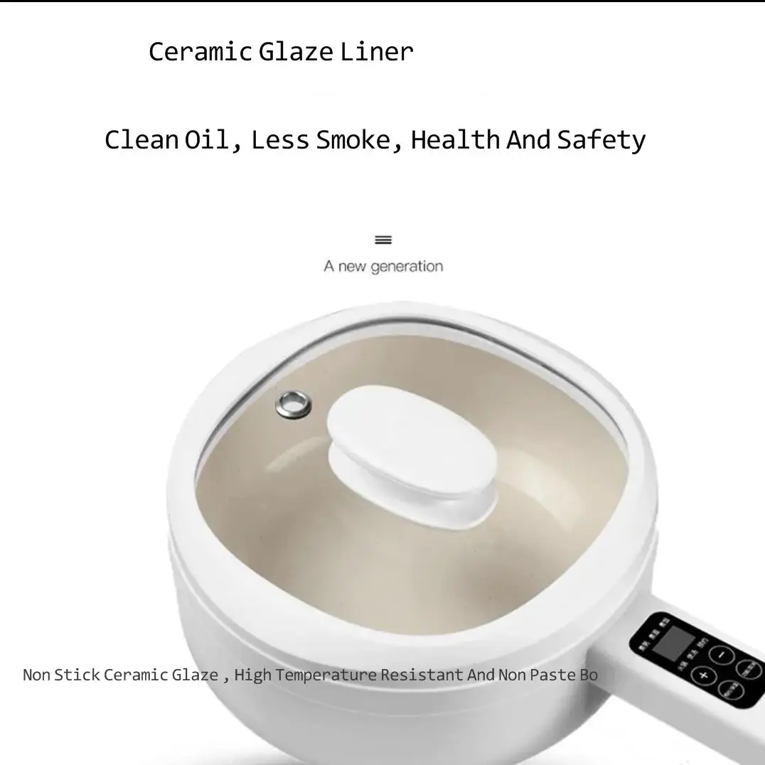 German electric cooker ceramic glaze non stick inner tank frying steaming instant soup pot stew dorm room
German electric cooker ceramic glaze non stick inner tank frying steaming instant soup pot stew dorm room