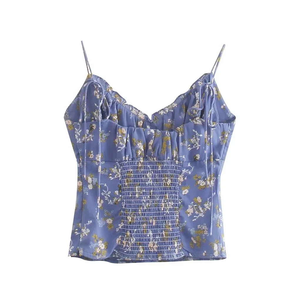 Deep v-neck Tank Top floral Sexy Halter Women Summer Camis Backless Camisole Fashion Casual Tops Female Sleeveless Cropped Vest
Deep v-neck Tank Top floral Sexy Halter Women Summer Camis Backless Camisole Fashion Casual Tops Female Sleeveless Cropped Vest