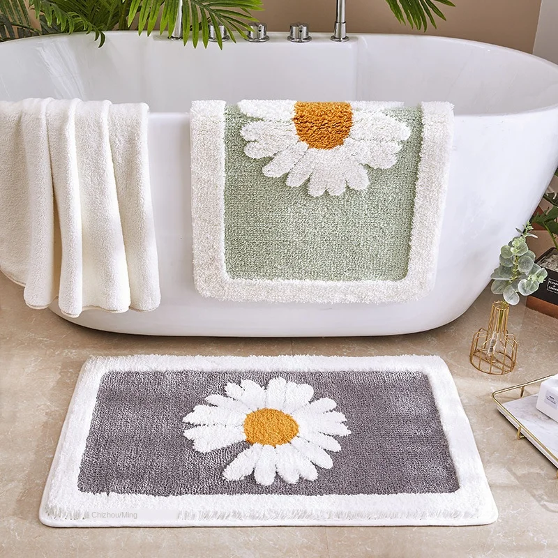 Bathroom Door Entrance Mat Daisy Bath Rug Bathroom Non-Slip Mat Toilet Door Mat Entrance Door Absorbent Mat Anti-slip Door Mat
Bathroom Door Entrance Mat Daisy Bath Rug Bathroom Non-Slip Mat Toilet Door Mat Entrance Door Absorbent Mat Anti-slip Door Mat