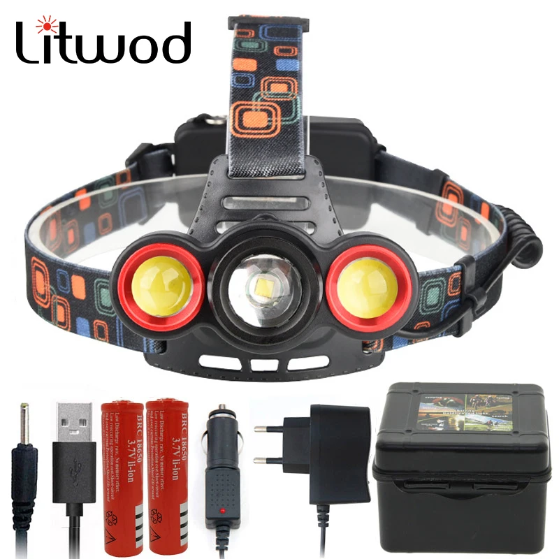 Светодиодный налобный фонарь Litwod Z201183, XM-L T6 COB, с зум-объективом, Головной фонарь, мощный фонарик 6000 люмен на батарее 18650
Светодиодный налобный фонарь Litwod Z201183, XM-L T6 COB, с зум-объективом, Головной фонарь, мощный фонарик 6000 люмен на батарее 18650