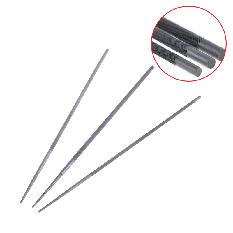New 3pcs Round Chainsaw Saw Chain Files Sharpening Chainsaw Chains 4mm 4.8mm 5.5mm Woodworking Hand Tools 
New 3pcs Round Chainsaw Saw Chain Files Sharpening Chainsaw Chains 4mm 4.8mm 5.5mm Woodworking Hand Tools