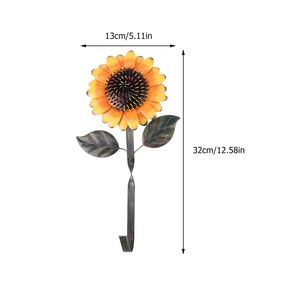 2Pc Retro Wrought Iron Sunflower-Shaped Hooks Multifunctional Household Wall Hooks American Country Wall Decoration Hanger
2Pc Retro Wrought Iron Sunflower-Shaped Hooks Multifunctional Household Wall Hooks American Country Wall Decoration Hanger