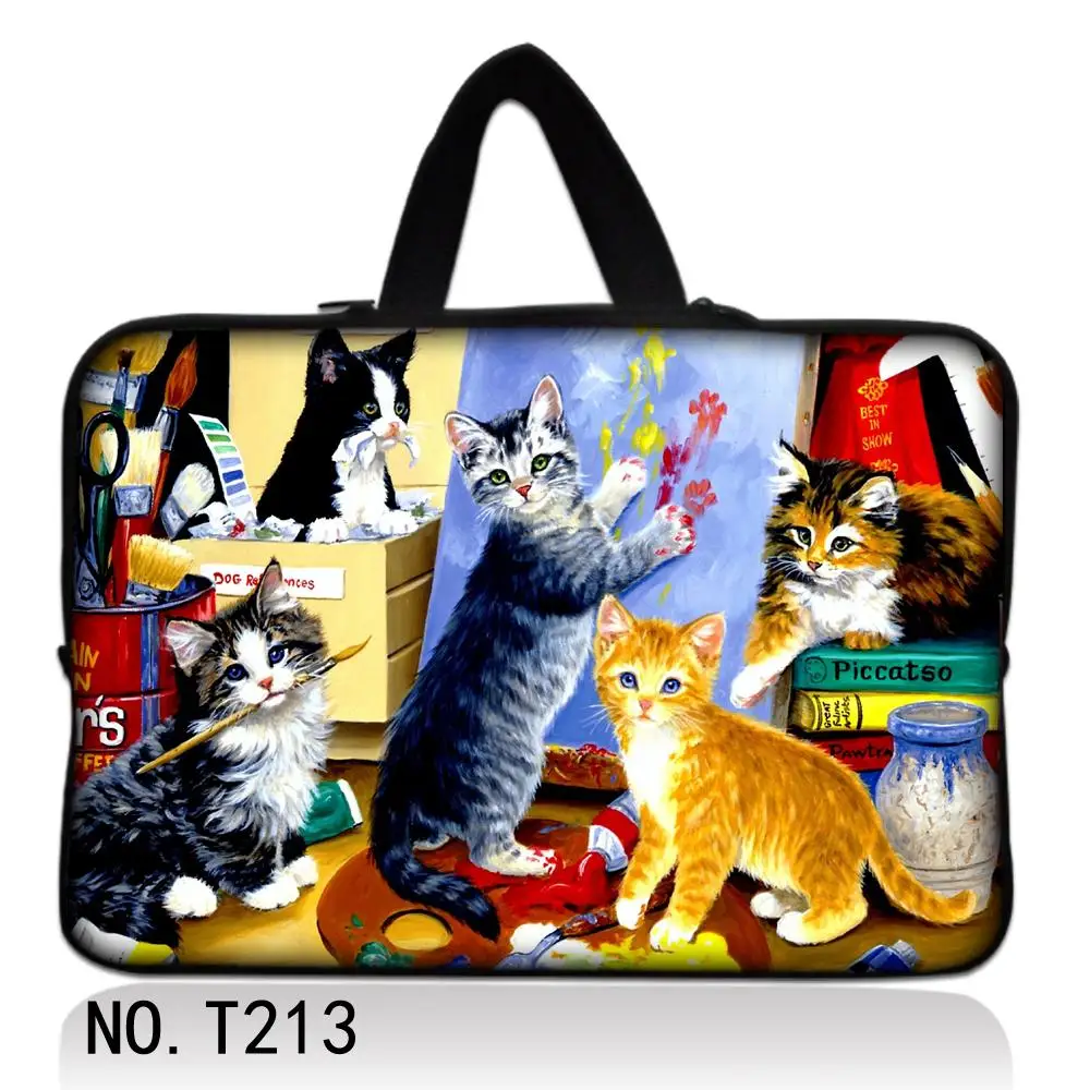 

Painting Cats Sleeve Case For Laptop 11",13",14",15,15.6 inch,Bag For Macbook Air 2020 Pro 16 13.3" 15.4 Retina 15 12"