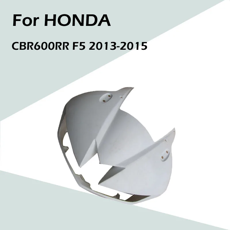 For HONDA CBR600RR F5 2013-2015 Motorcycle Unpainted Head Fairing Nose Front Upper ABS Injection Fairings Accessories
For HONDA CBR600RR F5 2013-2015 Motorcycle Unpainted Head Fairing Nose Front Upper ABS Injection Fairings Accessories