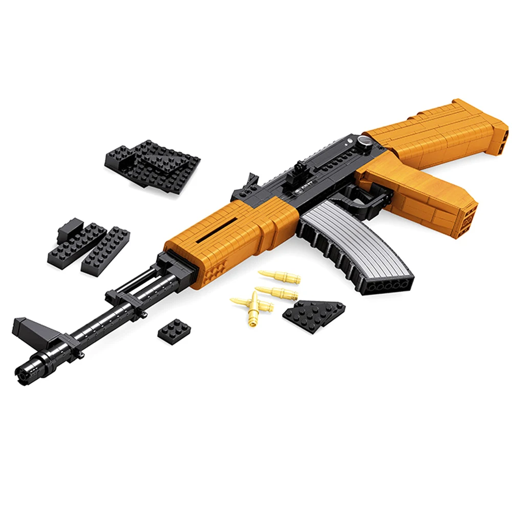 AUSINI 22706 Военный серии AK 47 нападения Винтовка Модель Набор строительных блоков