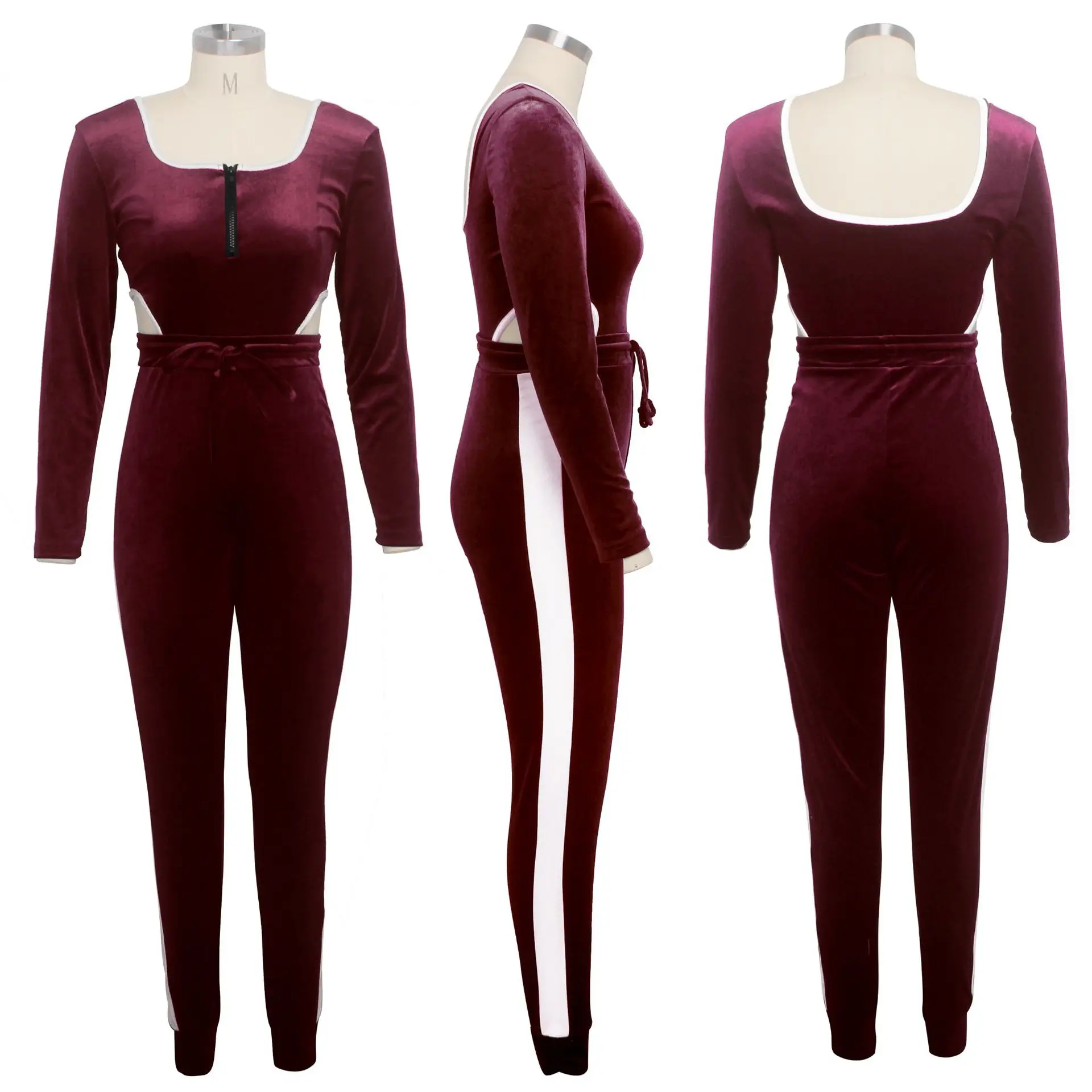 Velvet Sexy V Neck Women Matching Set Fashion Sleeveless Athleisure Two Piece Outfits Hot Bodysuit and Pants Sets
Velvet Sexy V Neck Women Matching Set Fashion Sleeveless Athleisure Two Piece Outfits Hot Bodysuit and Pants Sets
