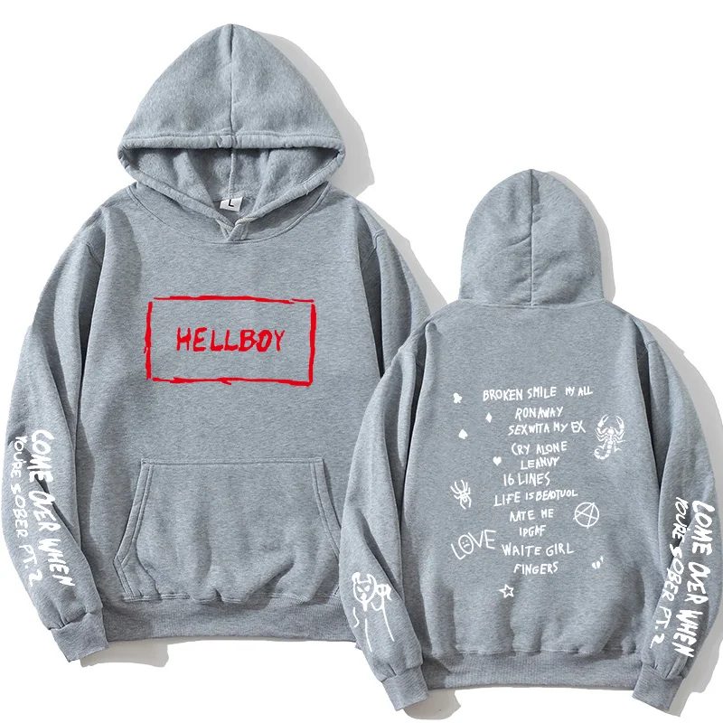 New Lil Peep Hoodie Love Men's Sweatshirt Loose Hooded Pullover 2020 Men/Women Sudderas Cry Baby Street Dance Hoodie Men
New Lil Peep Hoodie Love Men's Sweatshirt Loose Hooded Pullover 2020 Men/Women Sudderas Cry Baby Street Dance Hoodie Men