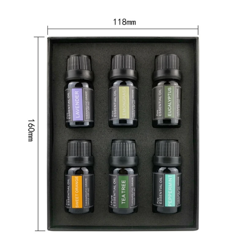 3/6/8/10 Bottle/box 10ml Aromatherapy Essential Oil Set Scented Body Massage Oil U2JD
3/6/8/10 Bottle/box 10ml Aromatherapy Essential Oil Set Scented Body Massage Oil U2JD