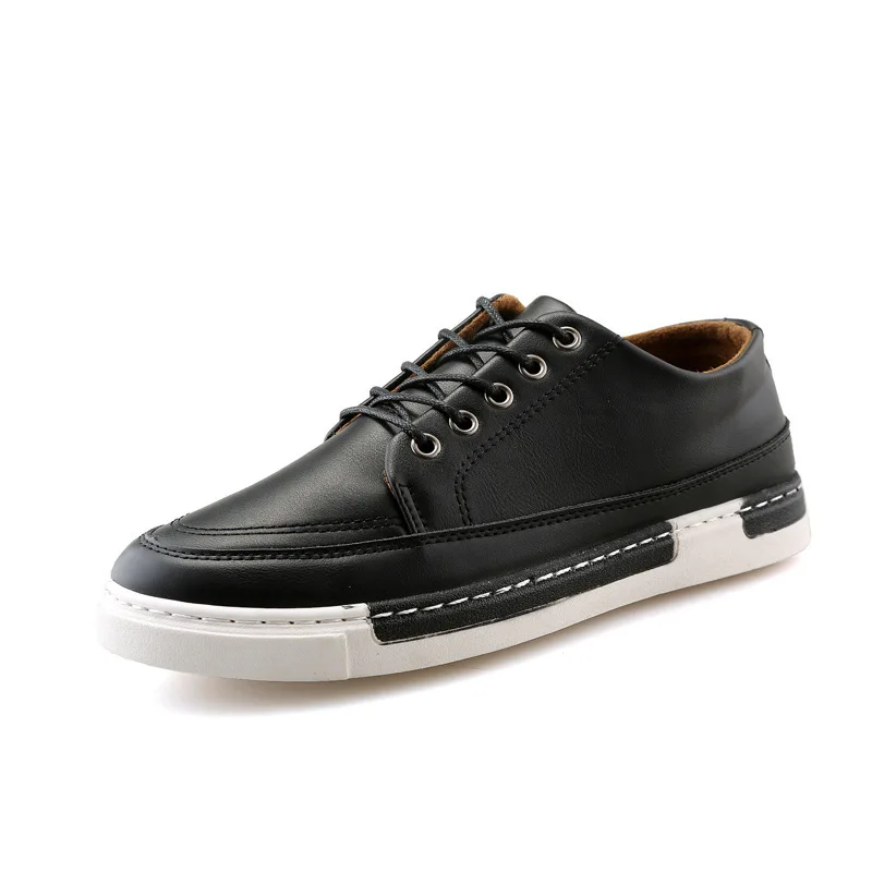 2020 Fashion Sneakers Men Shoes Soft Leather Mens Casual Shoes Flat Male Footwear Classic Black White Shoes Yellow Grey
2020 Fashion Sneakers Men Shoes Soft Leather Mens Casual Shoes Flat Male Footwear Classic Black White Shoes Yellow Grey