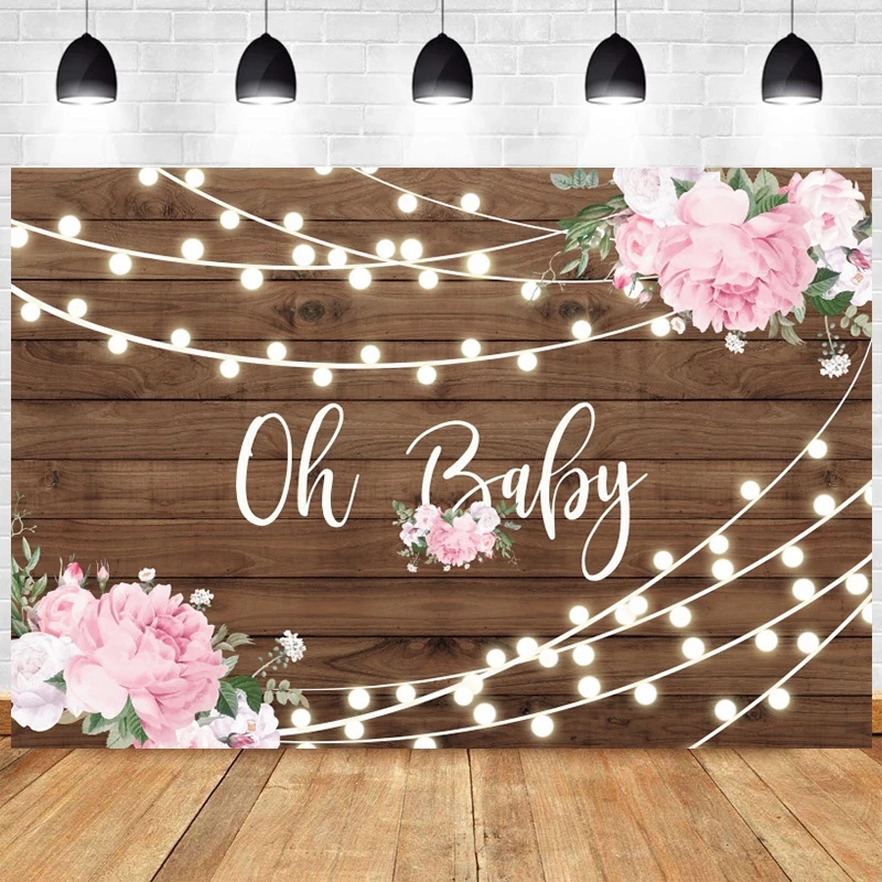 Oh Baby Photo Backdrop Newborn Wood Happy Birthday Party Flower Baby Shower Photography Background Booth Prop Decor Banner
Oh Baby Photo Backdrop Newborn Wood Happy Birthday Party Flower Baby Shower Photography Background Booth Prop Decor Banner