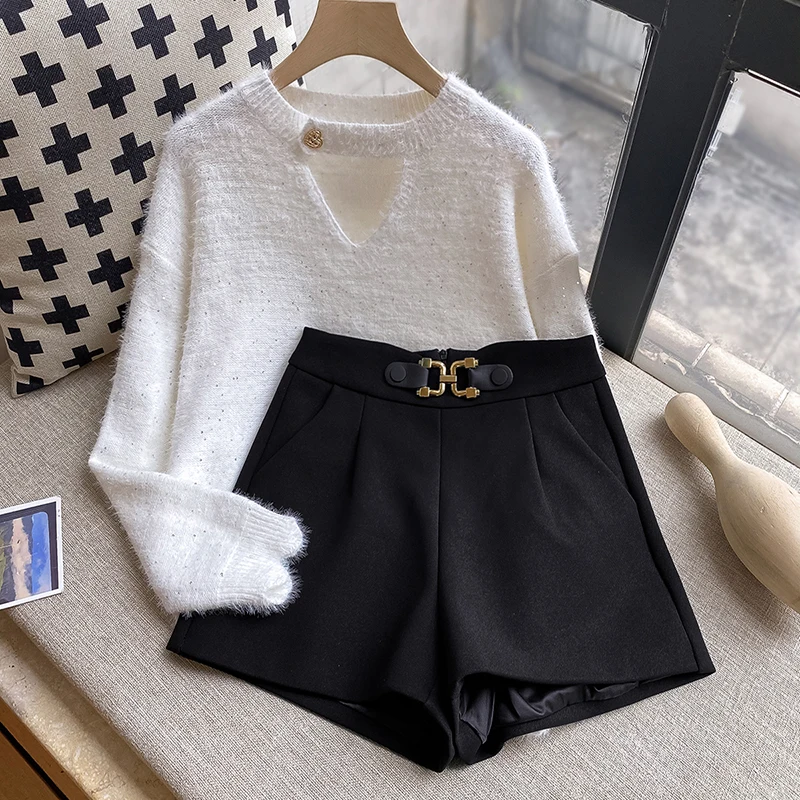 Women's Shorts 2021 Spring Autumn Casual High Waist Wide Leg Loose A-line Boots Pants Streetwear Short Pants For Women
Women's Shorts 2021 Spring Autumn Casual High Waist Wide Leg Loose A-line Boots Pants Streetwear Short Pants For Women