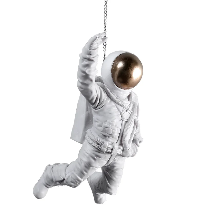 Astronaut Figurines Modern Home Decor Spaceman Moon Figures Decorative Desktop Ornaments Resin Silver Cosmonaut Statues nordic 
Astronaut Figurines Modern Home Decor Spaceman Moon Figures Decorative Desktop Ornaments Resin Silver Cosmonaut Statues nordic