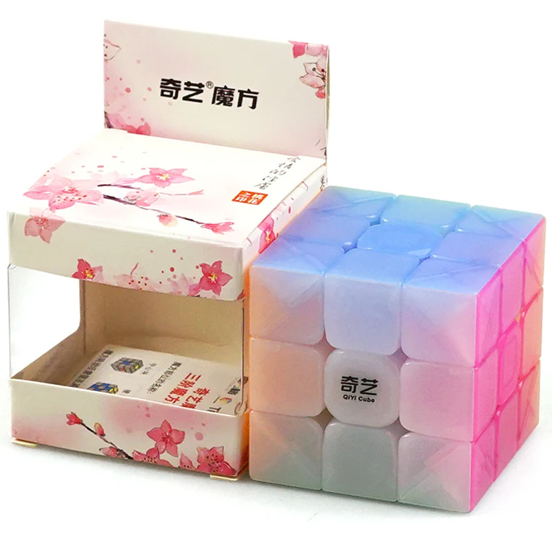 QIYI Jelly Cube Cool 3x3x3 Warrior Magico скоростная игрушка kubus обучающая красочная головоломка Cubo