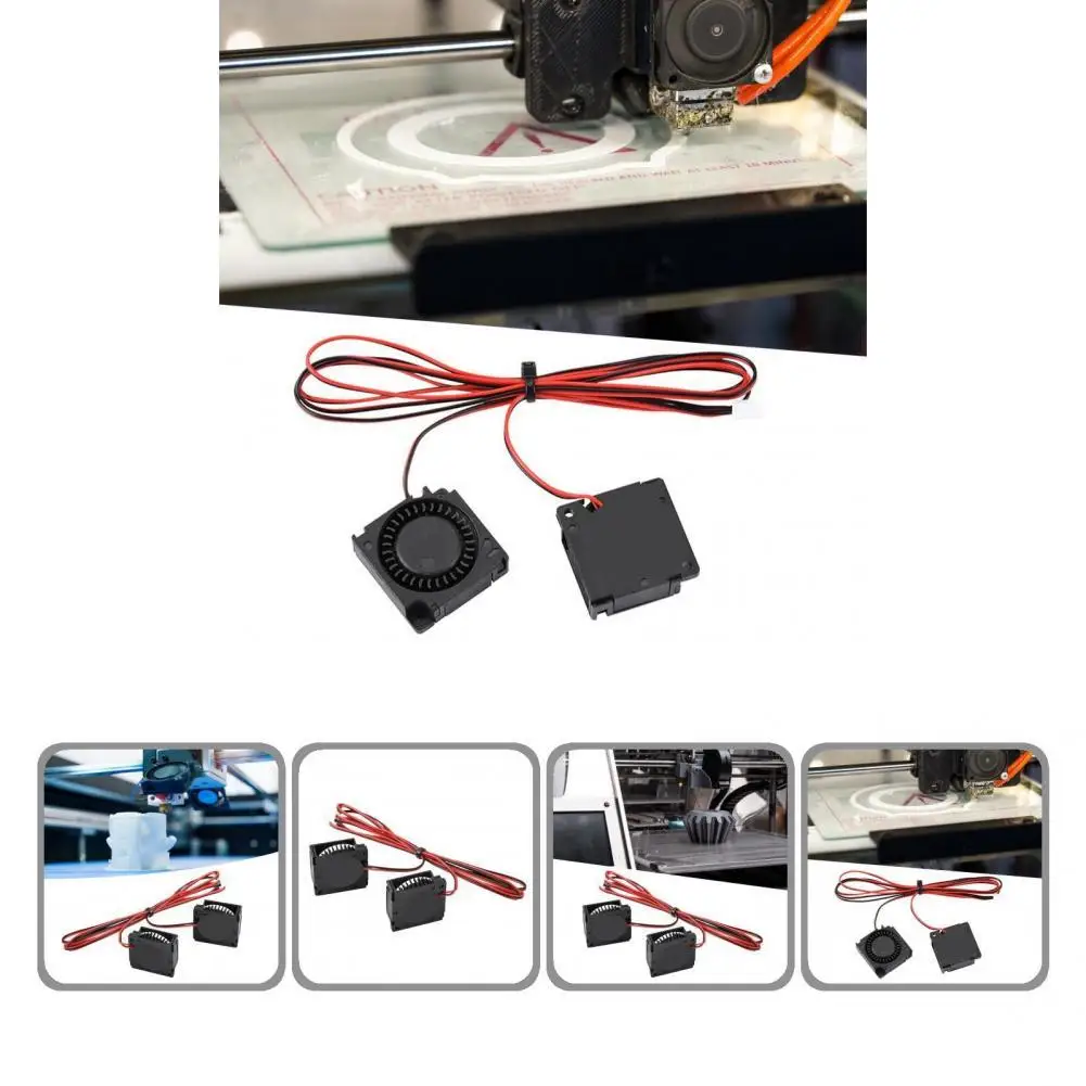 Black Reliable Professional 3D Printer Cooler Long Service Life 3D Printer Blower Fan 2PIN Connector
Black Reliable Professional 3D Printer Cooler Long Service Life 3D Printer Blower Fan 2PIN Connector