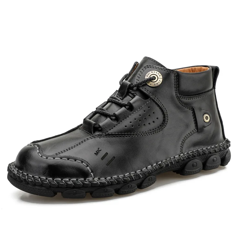 2021 British Retro Large Size Martin Boots High-Top Outdoor Handmade Men's Shoes First Layer Cowhide Men's Casual Shoes
2021 British Retro Large Size Martin Boots High-Top Outdoor Handmade Men's Shoes First Layer Cowhide Men's Casual Shoes