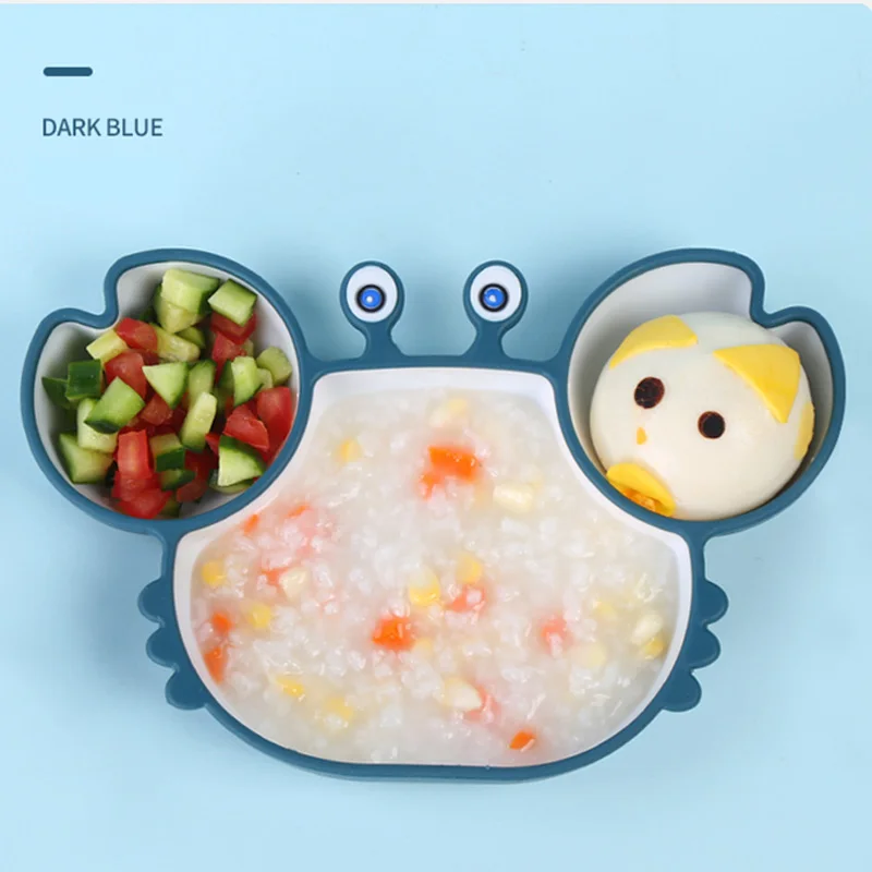 Baby Plate Spoon Children Learn To Eat Tableware Set Cup Bowls Silicone Anti-Fall And Anti-Hot Split Тарелки Для 
Baby Plate Spoon Children Learn To Eat Tableware Set Cup Bowls Silicone Anti-Fall And Anti-Hot Split Тарелки Для