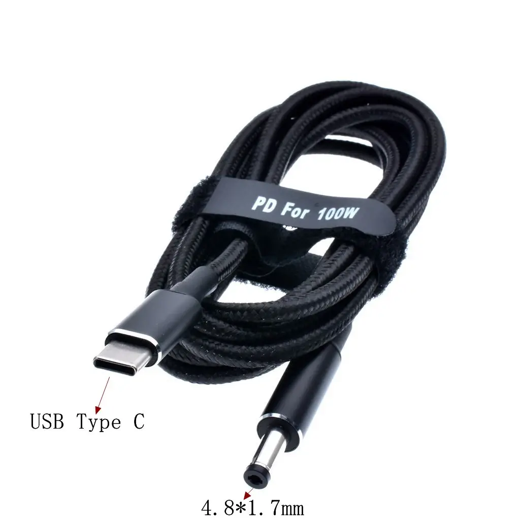 100 Вт USB C Type PD адаптер питания зарядное устройство кабель для быстрой зарядки шнур