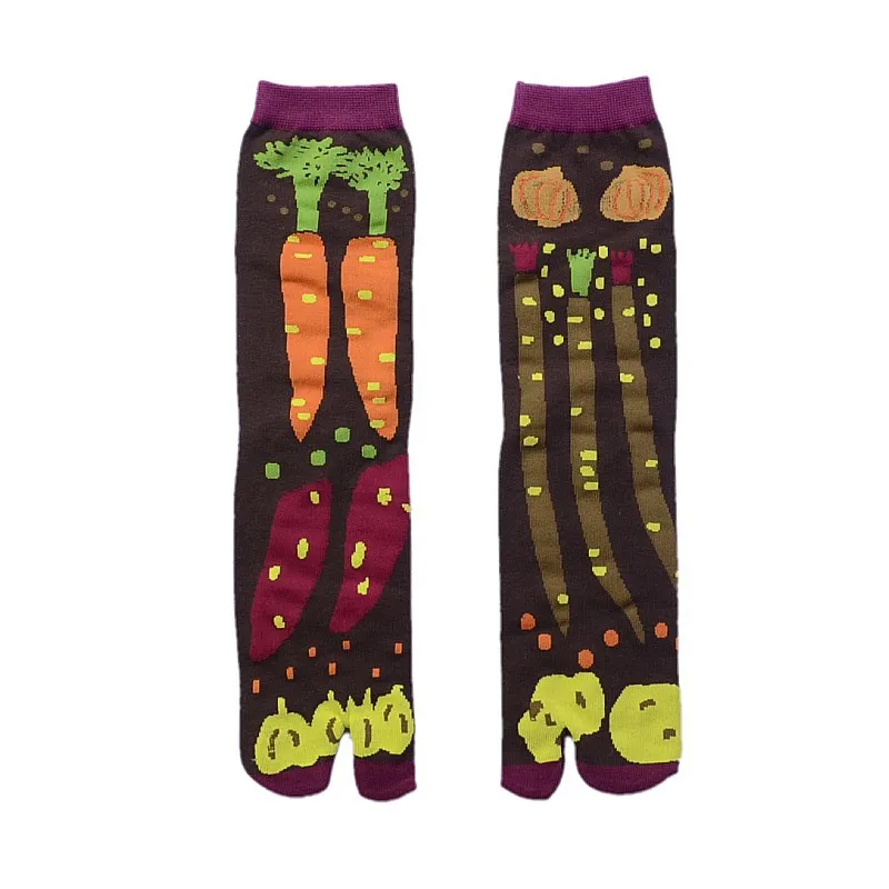 Cute Socks Women Japanese Jacquard Carrot Chestnut Flowers Literary Cute Two-toed Socks Middle Tube Split Toe Designer Socks
Cute Socks Women Japanese Jacquard Carrot Chestnut Flowers Literary Cute Two-toed Socks Middle Tube Split Toe Designer Socks