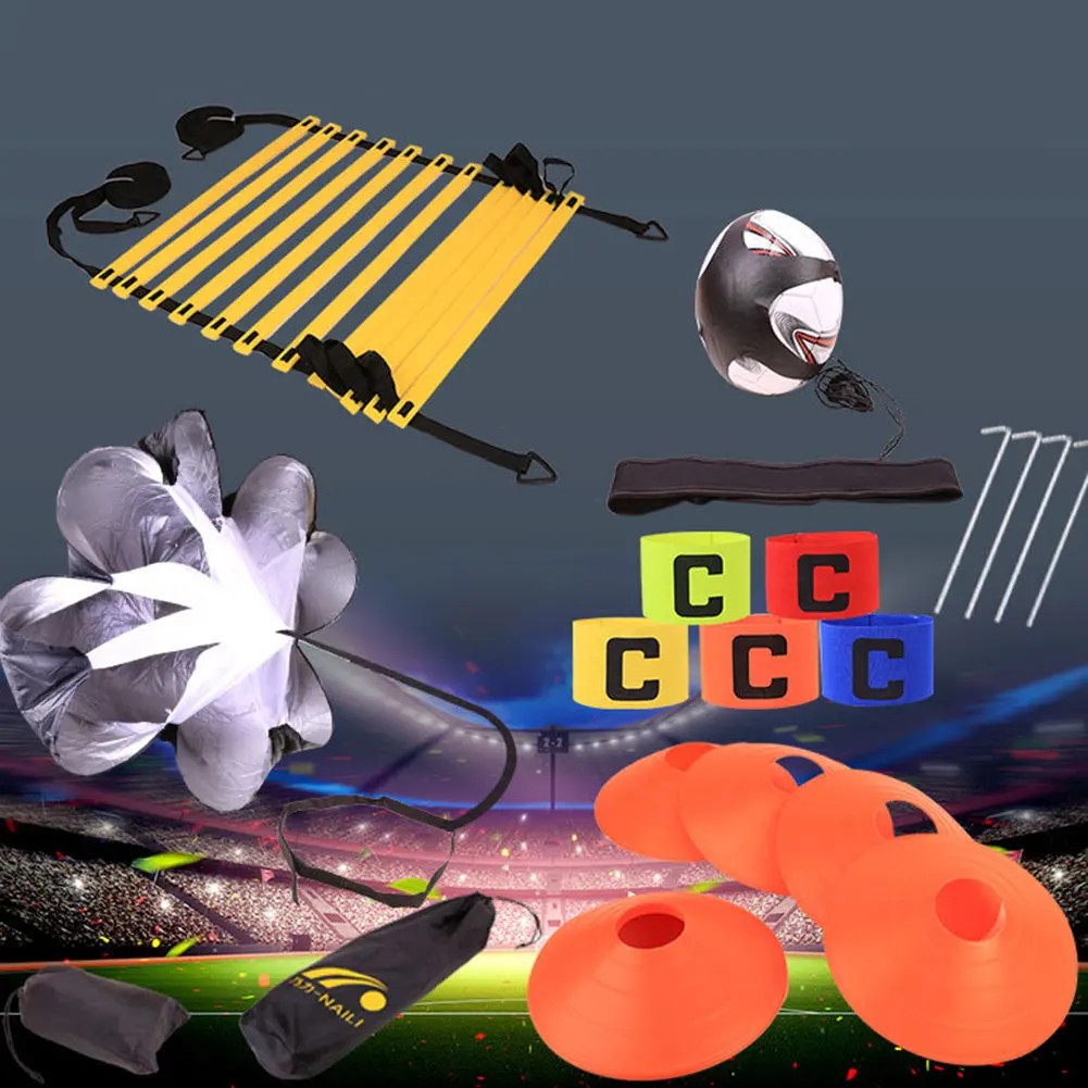 Multifunction Football Training Speed Agility Training Kit Resistance Umbrella Agile Ladder Sign Disc Outdoor Fitness Equipment
Multifunction Football Training Speed Agility Training Kit Resistance Umbrella Agile Ladder Sign Disc Outdoor Fitness Equipment