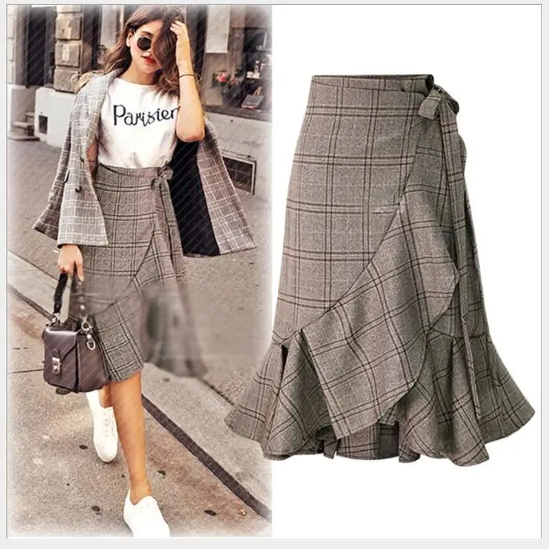 Office Skirts England Style Red Plaid High Waist Midi Skirts Woolen A Line Pleated 2020 Winter Women Tartan Skirts CL91
Office Skirts England Style Red Plaid High Waist Midi Skirts Woolen A Line Pleated 2020 Winter Women Tartan Skirts CL91