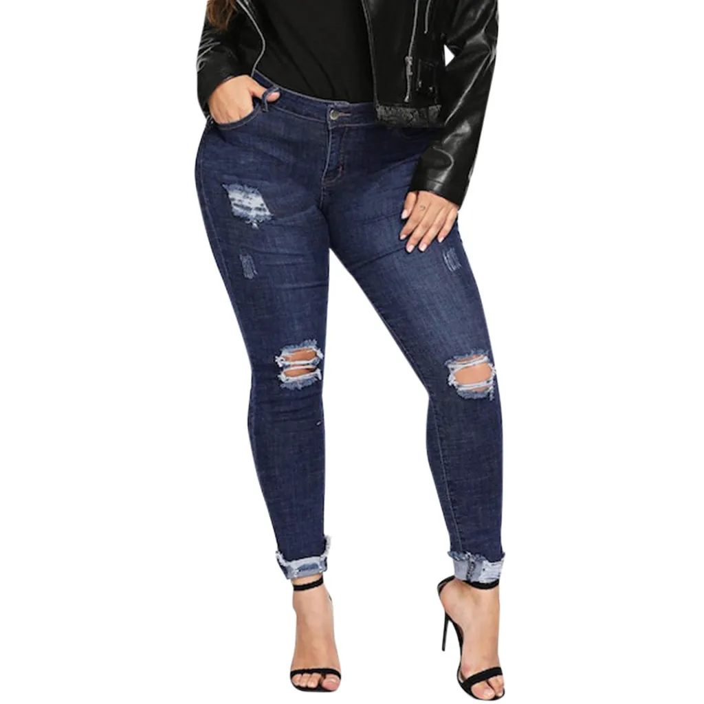 2019 fashion new explosion models women's high waist XL button denim jeans stretch long comfortable jeans 40*
2019 fashion new explosion models women's high waist XL button denim jeans stretch long comfortable jeans 40*