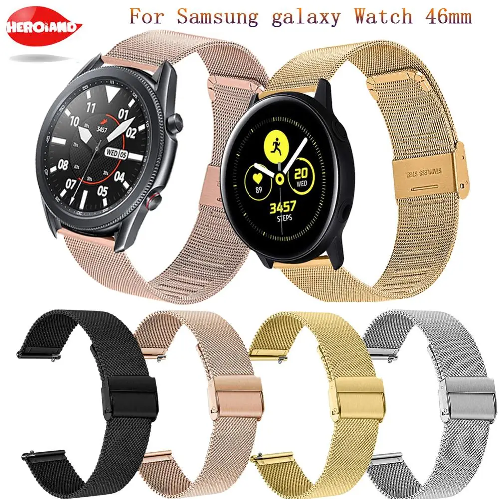 Ремешок «Миланская петля» для Samsung Galaxy watch 3 45 мм Gear S3 46 мм 22 мм, браслет для Huawei GT 2e для Xiaomi Huami Stratos 2 2S band
Ремешок «Миланская петля» для Samsung Galaxy watch 3 45 мм Gear S3 46 мм 22 мм, браслет для Huawei GT 2e для Xiaomi Huami Stratos 2 2S band