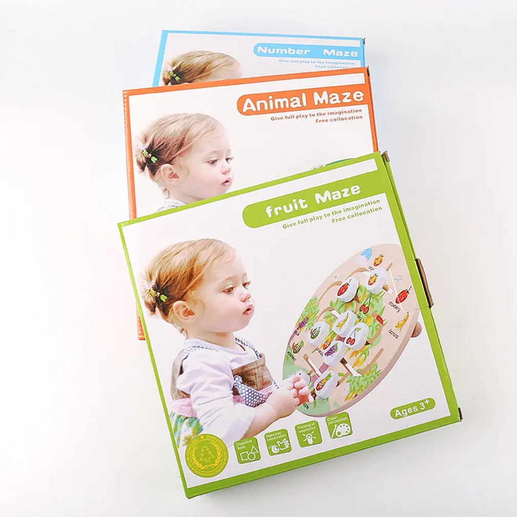 Animal/Fruit Maze Baby Early Education Educational Wooden Toys Cartoon Animal Maze Creative Round Maze Toy
Animal/Fruit Maze Baby Early Education Educational Wooden Toys Cartoon Animal Maze Creative Round Maze Toy
