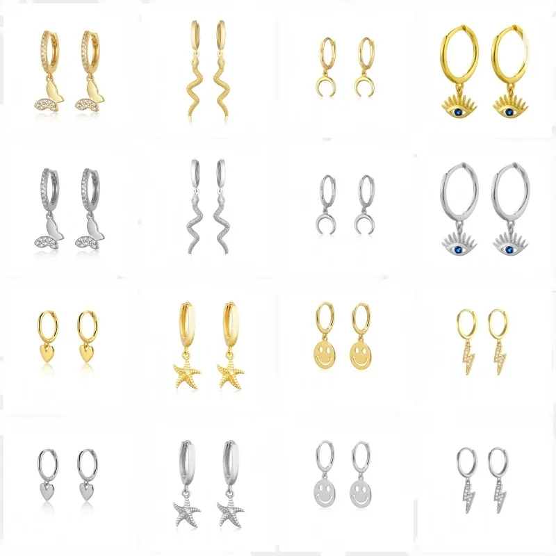 MEYRROYU 925 Sterling Silver Creative Sweet Light Luxury Pendant Earrings Ladies Temperament High Quality Jewelry Accessories 
MEYRROYU 925 Sterling Silver Creative Sweet Light Luxury Pendant Earrings Ladies Temperament High Quality Jewelry Accessories