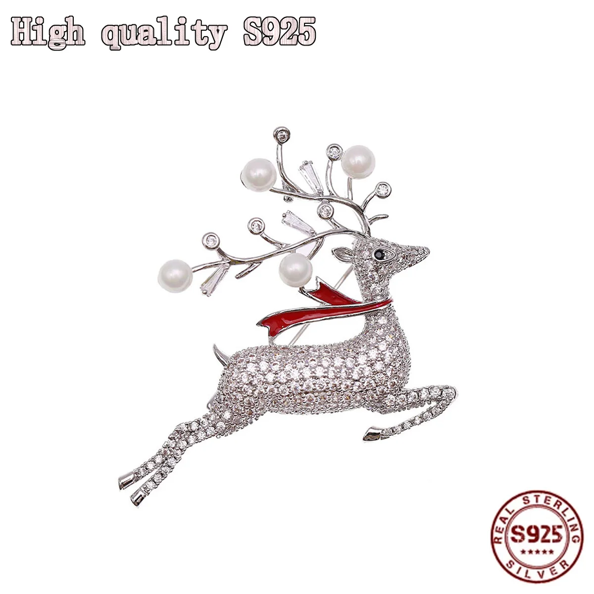 2021 High Quality New Deer Brooch, Exquisite Pearl Brooch, Charming Female Brooch, Cardigan Jacket Accessories
2021 High Quality New Deer Brooch, Exquisite Pearl Brooch, Charming Female Brooch, Cardigan Jacket Accessories