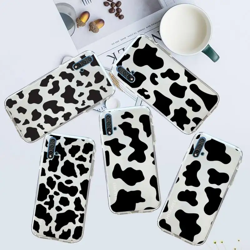 Cow Pattern Black White Phone Case Transparent for Huawei honor P mate 40 20 30 10 50 i 9 x mate pro lite 8a
Cow Pattern Black White Phone Case Transparent for Huawei honor P mate 40 20 30 10 50 i 9 x mate pro lite 8a