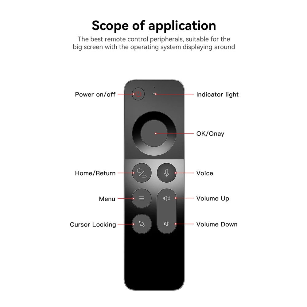 Air Mouse Remote Controller W3 2.4G Wireless Voice Mini Keyboard For Android TV BOX Windows Mac OS Linux Gyroscope Remote
Air Mouse Remote Controller W3 2.4G Wireless Voice Mini Keyboard For Android TV BOX Windows Mac OS Linux Gyroscope Remote