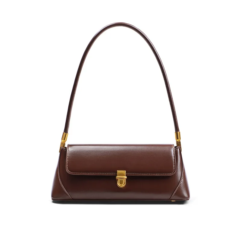 Fashion Armpit Bag Female Lady Elegant Totes Lady Brand Luxury Cow Leather Shoulder Bag Baguette Bag Minority Retro Small Bags
Fashion Armpit Bag Female Lady Elegant Totes Lady Brand Luxury Cow Leather Shoulder Bag Baguette Bag Minority Retro Small Bags