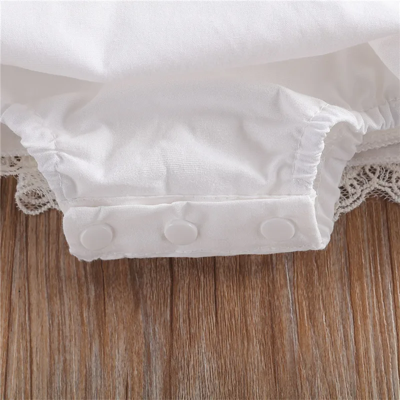 2021 Princess Infant Baby Girls Lace Romper 0-24M White Lace Backless Jumpsuit Fashion Summer Sleeveless Tassel Feather Rompers
2021 Princess Infant Baby Girls Lace Romper 0-24M White Lace Backless Jumpsuit Fashion Summer Sleeveless Tassel Feather Rompers