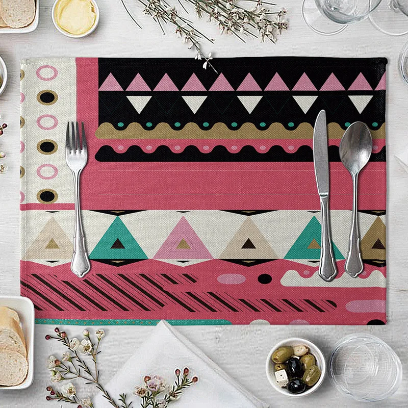 Geometric Table Coaster Colorful Graffiti Pattern Table Mat Placemat Drink Coaster Cotton Linen Pads Cup Mats Home Decor
Geometric Table Coaster Colorful Graffiti Pattern Table Mat Placemat Drink Coaster Cotton Linen Pads Cup Mats Home Decor