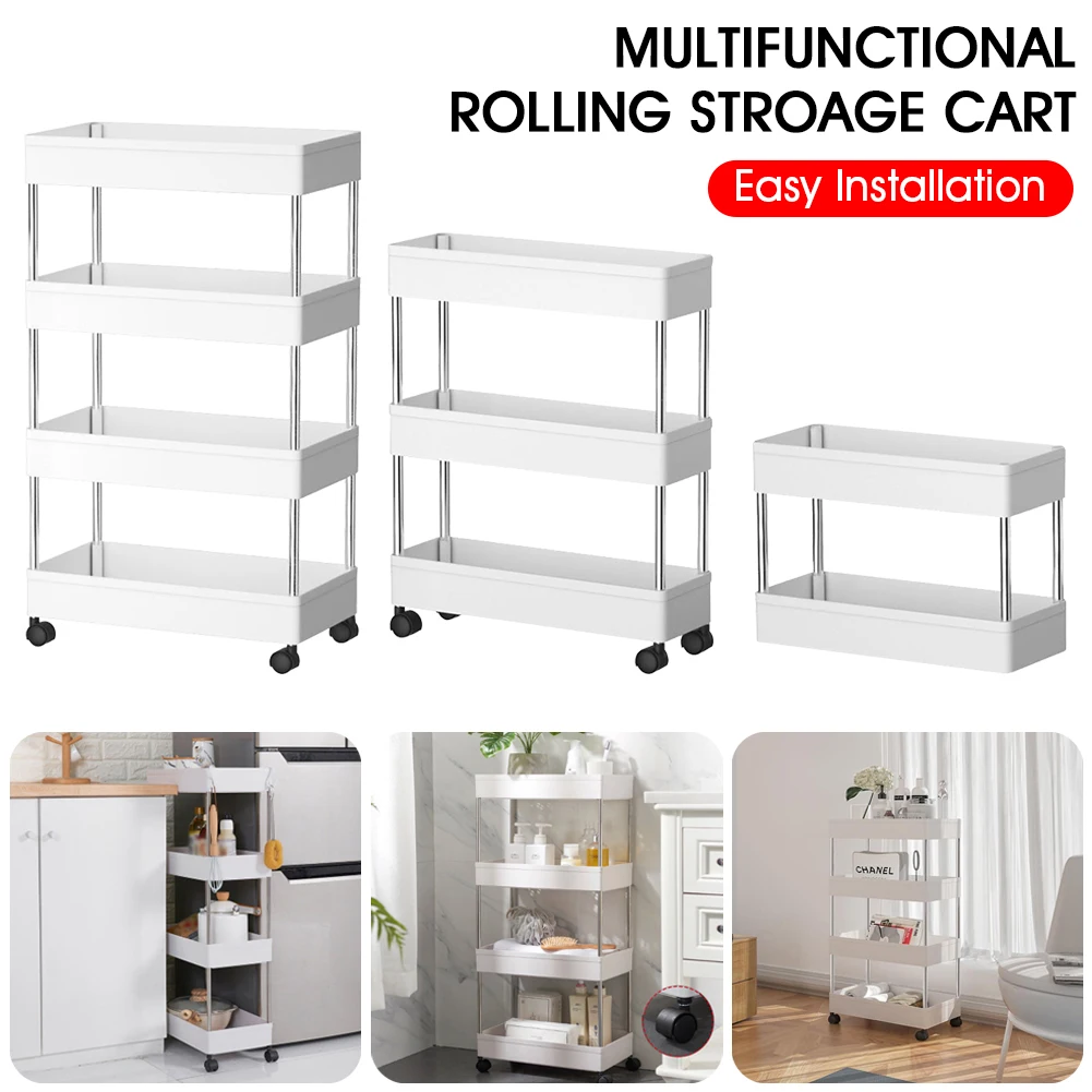 Kitchen Storage Rack Cart with Wheel Rolling Utility Cart Multifunctional Organization Storage Cart for Kitchen Bathroom Bedroom
Kitchen Storage Rack Cart with Wheel Rolling Utility Cart Multifunctional Organization Storage Cart for Kitchen Bathroom Bedroom