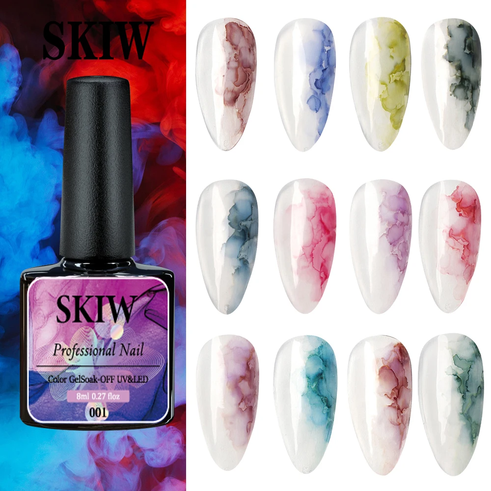 SKIW Gel Nail Polish Painting Gel Nail Art Paint Enamel Line Watercolor Ink Blooming Gel Art Design For Led Uv Nail Glue
SKIW Gel Nail Polish Painting Gel Nail Art Paint Enamel Line Watercolor Ink Blooming Gel Art Design For Led Uv Nail Glue