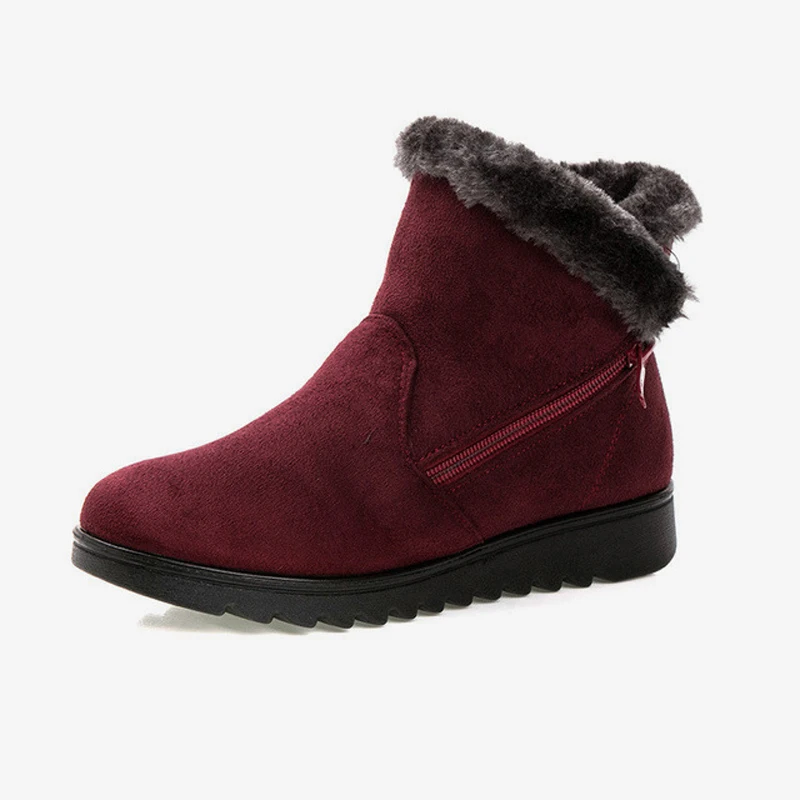 Vabadus Snow Boots Women Winter Ankle Boots Warm Fur Ladies Zip Short Booties Platform Suede Wedge Fashion Comfort Casual Shoes
Vabadus Snow Boots Women Winter Ankle Boots Warm Fur Ladies Zip Short Booties Platform Suede Wedge Fashion Comfort Casual Shoes