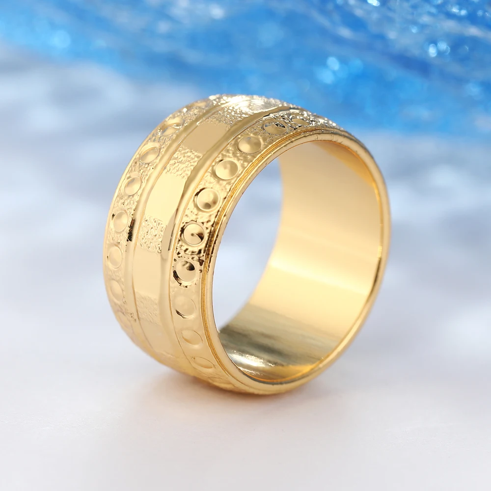 Women Rings Gold Plated Round Pattern Ring Designed for Ladies Simplicity Banquet Wedding Ring Give Girls Gifts Jewelry
Women Rings Gold Plated Round Pattern Ring Designed for Ladies Simplicity Banquet Wedding Ring Give Girls Gifts Jewelry