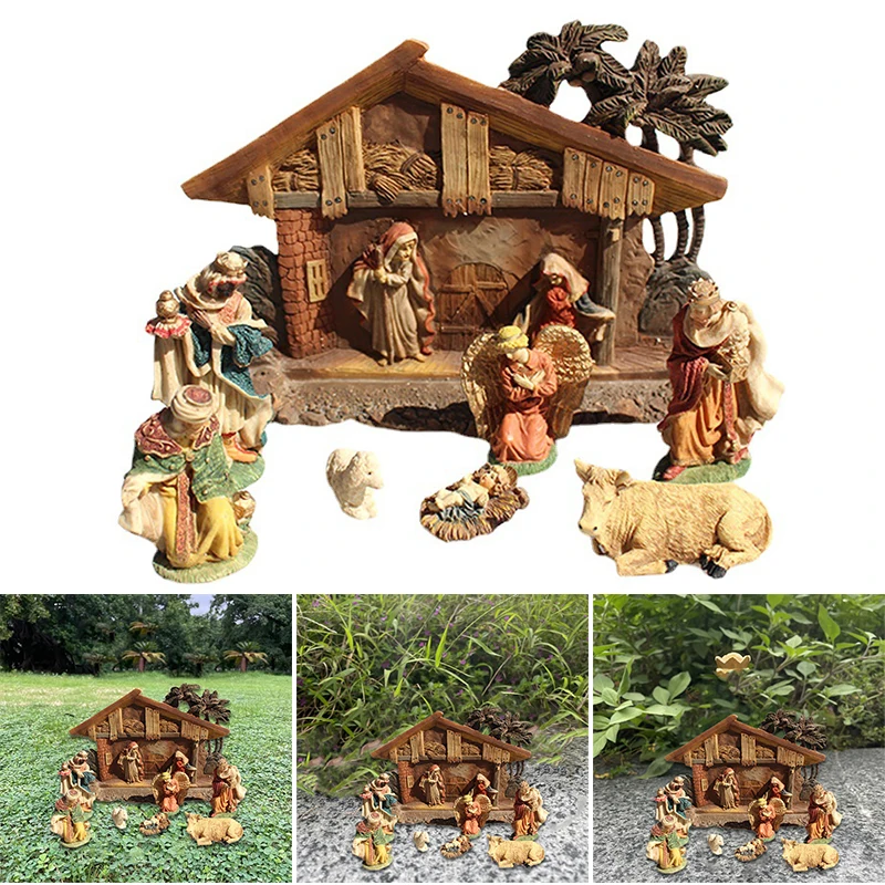1pcs Nativity Scene Figurine Painted Resin Crafts Personalized Christmas Desktop Ornament for Home Living Room Bedroom Figurines
1pcs Nativity Scene Figurine Painted Resin Crafts Personalized Christmas Desktop Ornament for Home Living Room Bedroom Figurines