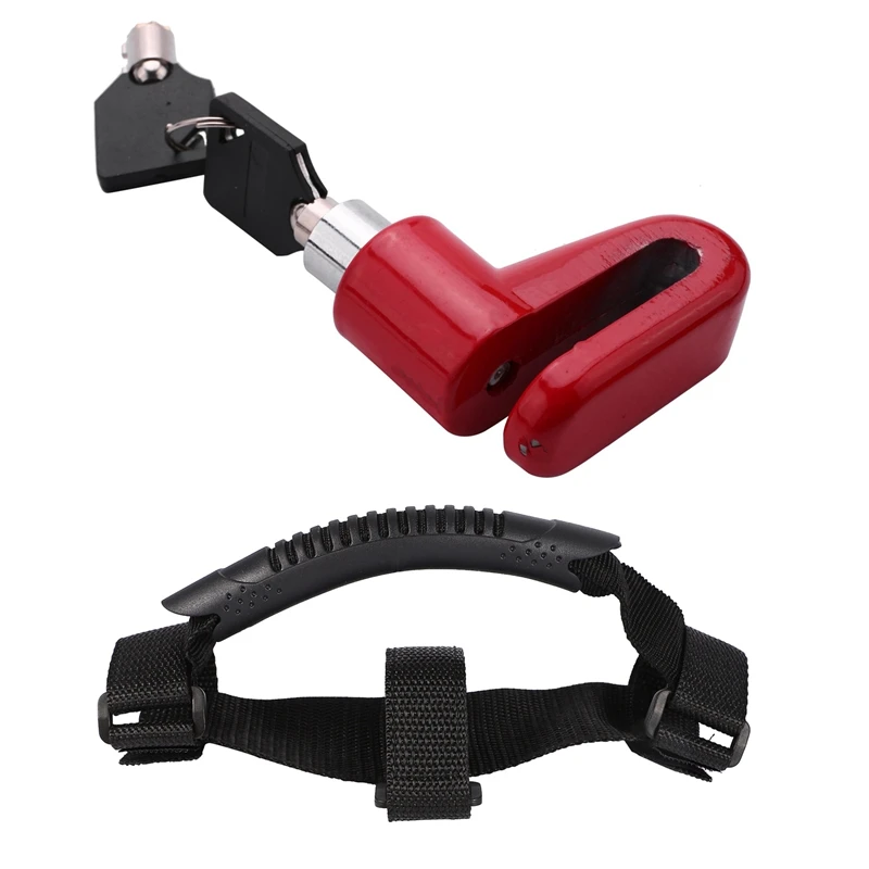 1 Set Electric Skateboard Lock Disc Brakes Wheels Lock & 1 Pcs Labor Saving Strap Hand Carrying Bandage Belt 
1 Set Electric Skateboard Lock Disc Brakes Wheels Lock & 1 Pcs Labor Saving Strap Hand Carrying Bandage Belt